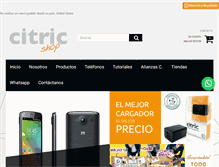 Tablet Screenshot of citric.com.mx